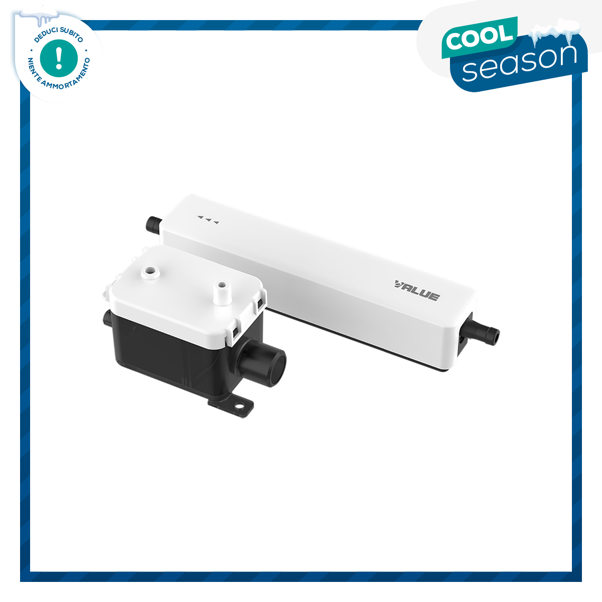 Value Kondensatpumpe S-MINI – Ultra kompakt und leise – Kapazität 18 L/h