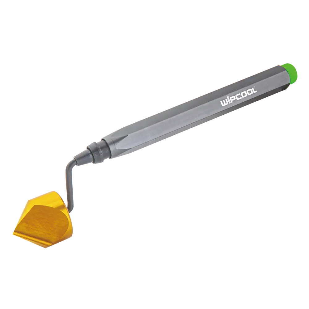 Titanbeschichteter HD-2 Entgrater - mit zwei Spezialklingen (zum Entgraten und Ansenken)