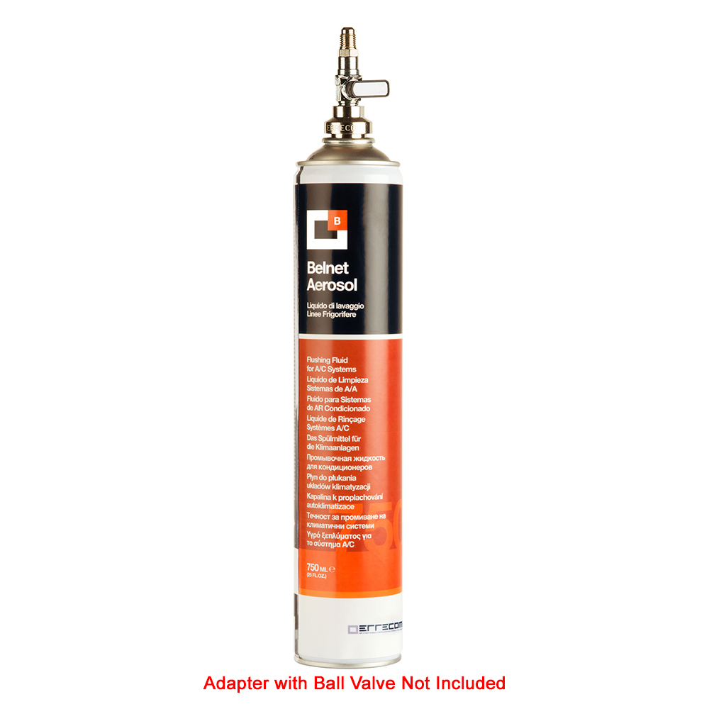 Spülflüssigkeit für Kältemittelleitungen mit Gewinde - BELNET AEROSOL - 750 ml